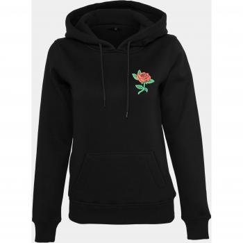 Felpa con Cappuccio Rosa Miss Tee Nera XS