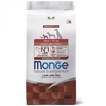 MONGE DOG MINI PUPPY AGNELLO 7.5 KG