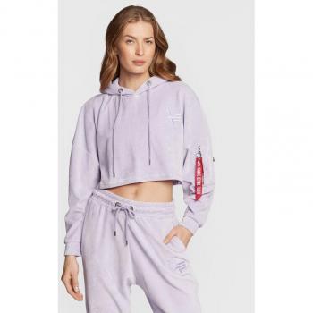 Oversize Sweatshirt in Violett 108041 von Alpha Industries