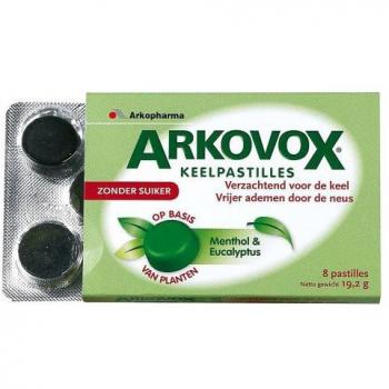 Menthol eucalyptus keelpastilles
