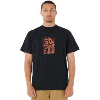 Rip Curl Ty Williams Black Stacked Short Sleeve Shirt – M