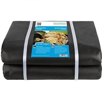 GardenMate 20 m² Reißfestes Unkrautvlies – 125 g/m²