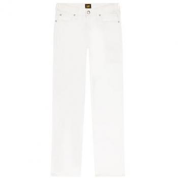 Pantalon droit femme Lee Marion blanc