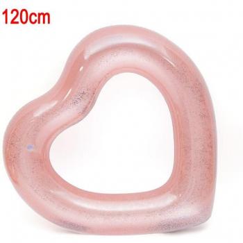Anillo de natación para niños en forma de corazón