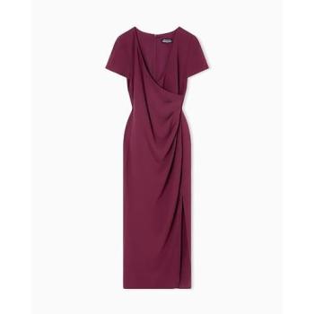 Armani Exchange Strickkleid Dunkelrot (Regular Fit) – Modell XW000665 AF10872 UA343