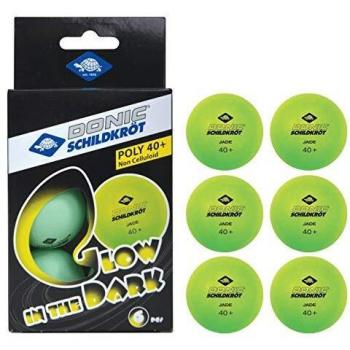 DONIC SCHILDKRÖT Tischtennisball, Glow in the dark, grün