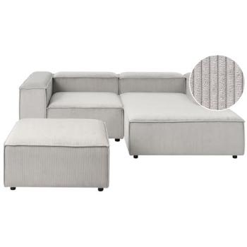 Canapé modulable “Luxe Velour” 3 places, côté gauche, ottoman