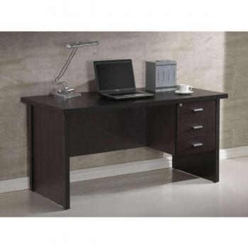 Modular Desk Wengué con 3 Compartimentos