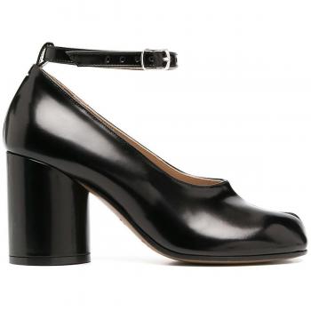 Calzature Tabi in Pelle Nero