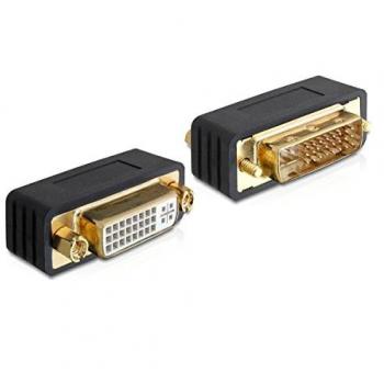 DELOCK Adaptador DVI 24+5 hembra a DVI 24+5 macho