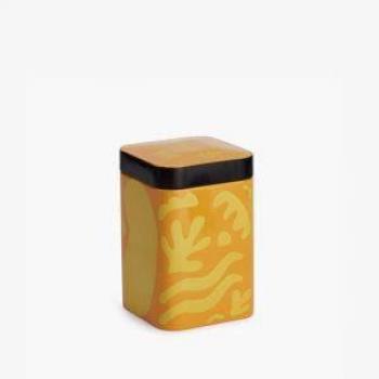 Coffret Métallique Thé ou Café Jaune Opera