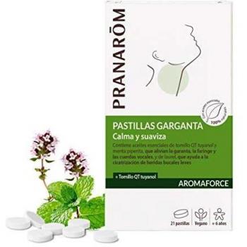 PRANAROM AROMAFORCE GARGANTA 21 PASTILLAS