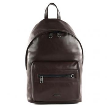 Calvin Klein Herren Rucksack Elevated PU Campus 40 cm Laptopfach Braun