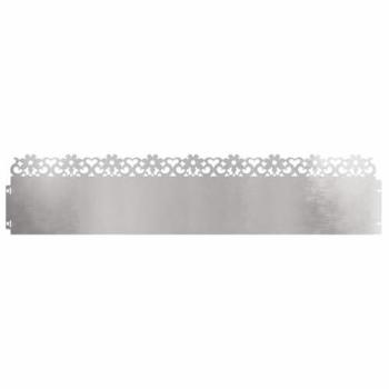 Silver 103×0.05×22 cm Grass Edging Strips – 10 Pack – VidaXL – Stainless Steel