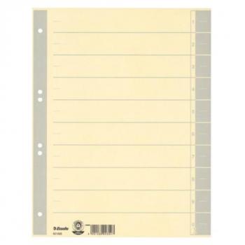 Leitz Trennblatt A4 grau 230g