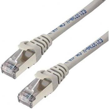 Cable de red MCL 20m Cat6a F/UTP gris