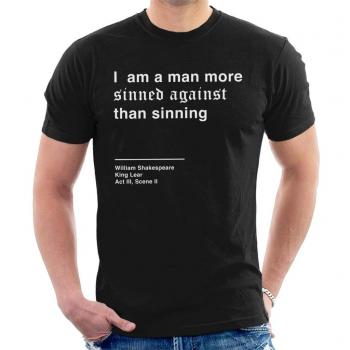 More Sinned, Less Sinning: King Lear Graphic Tee