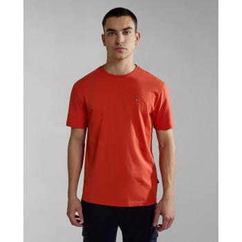 Napapijri T-shirt maglia maglietta UOMO Rosso Salis SS Cotone Lifestyle
