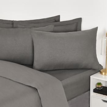 Highams 2 Pack Polycotton Housewife Pillowcases