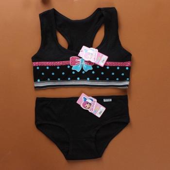 Chaleco de algodón puro con ropa interior para niñas