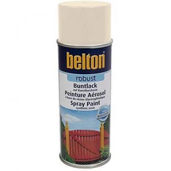 Bombe de peinture Belton Robust 400ml RAL 9001