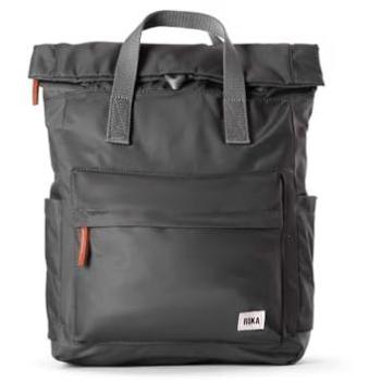 Mochila mediana Roka London Graphite gris repelente al agua