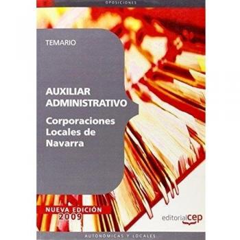 AUXILIAR ADMINISTRATIVO CORPORACIONES LOCALES DE NAVARRA. TEMARIO