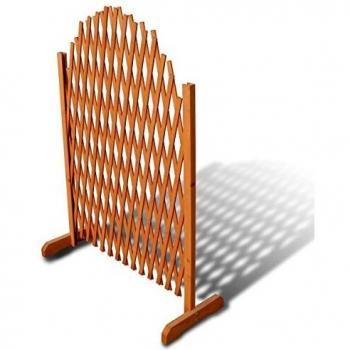 Trellis Fence Solid Wood 180x100 cm