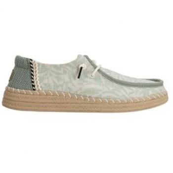 Zapato “HeyDude” Retro Verde con cordón ecológico