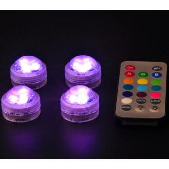 Luz sumergible multicolor para decoración
