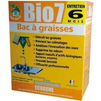 Bio7 entretien bac à Graisses Boite 6 Sachets 480g
