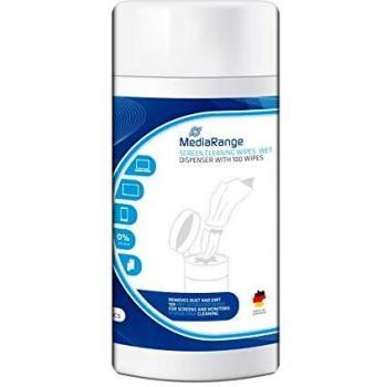 Mediarange MR‑720 Hydrated Display Cleaning Wipes – 100 Pieces