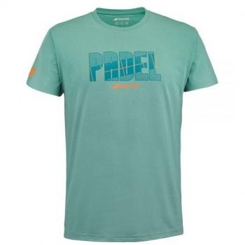 Coton T-Shirt Padel Babolat – Vert Homme