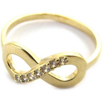 Anello Placcato 50 Oro Bianco Infini