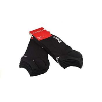 Kappa Calze Corte Unisex 36/38 In Cotone Jersey Trio Nero