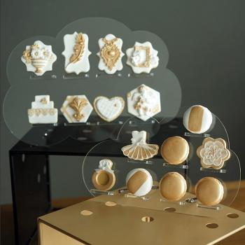 Clear Cloud Acrylic Dessert Display Stand