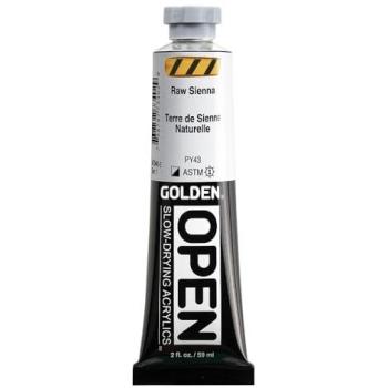 Raw Sienna 2 fl oz Golden Slow Drying Acrylverf Professioneel Semi-dekkend
