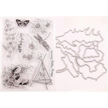 Estampas de Silicona Transparentes para Decoración de Álbumes
