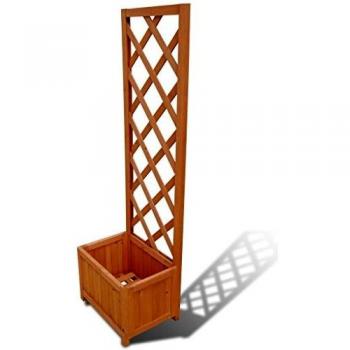 VidaXL Outdoor Trellis Planter 40 x 30 x 135 cm
