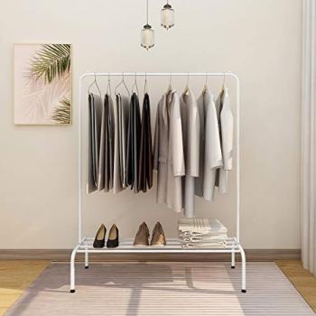 JURMERRY Heavy Duty Metal Coat Rail