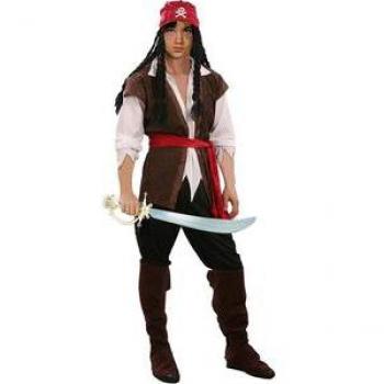 Atuendo de Pirata Jack para Niños 7-9 Años (116 cm)