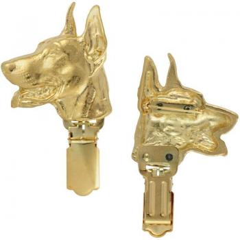 Porta Numero Placcato Doberman