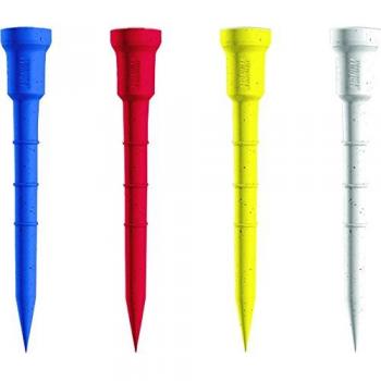 Lignum 3.125in Mixed Color Golf Tees 12 Count