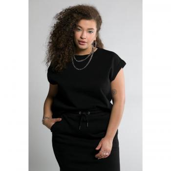 Oversized Sweatshirt für Damen, cropped, Rundhals, Studio Untold