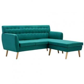 Green L-Shaped Sofa from VidaXL – 171.5x138x81.5 cm