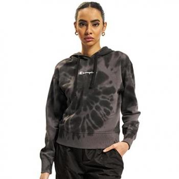 Felpa con cappuccio e stampa tie-dye per donna