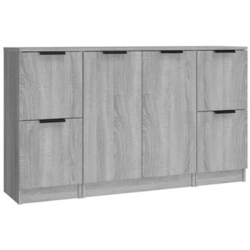 Salón Multifuncional Confort 3 Piezas – Color Sonoma Gris