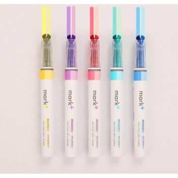 KOKUYO Beetle Two-Color Fluorescent Pen Set