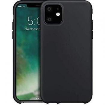XQISIT Silicone Case for iPhone 11 6.1 Black Cover