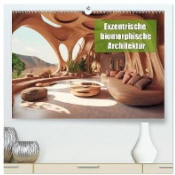 Premium Wandkalender 2024 Biomorphe Architektur